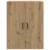 vidaXL Stenska omara Rjava 69,5 x 34 x 90 cm Konstruiran les