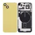 Steklo zadnjega ohišja za iPhone 14 Plus, Yellow, Pulled A