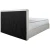 Carryhome POSTELJA Z VZMETNICO 140 cm  x 200 cm , tekstil ekru