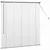 Venecijanski zastore Tamno siva 130 x 135 cm Aluminij