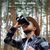 K&F Concept 12*50 HD Binoculars Black BAK4, with Mobile Phone Holder and Tripod Conversion Bracket