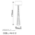 Opviq Podna lampa Tall-13473, 175 cm, E27, 200 cm Kabl, Crna