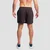 GymBeam Aura Shorts Tee Brown