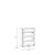 Carryhome Komoda Alice, Temno Modra