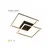 HOME LIGHT Solea 156 CCT LED plafonjera crna