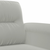 3-dijelni set sofa s jastucima svjetlosivi od mikrovlakana