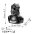 Aberto Design Dekorativna figura Yak-041-B, 35x42x32 cm