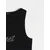 Sinsay - Pamučni top sa natpisom - crno