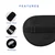 INF Spalna maska 100% svila Black, (21246799)