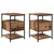 Noćni ormar 2 pcs Staro drvo 40 x 42 x 56 cm Konstruirano drvo