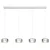 Globo 16024-4WR - LED luster na sajli BELINDA LED/24W/230V bela/zadimljena