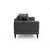 Atelier del Sofa Dvosed Nordic 90x85x180cm Tamnosivi
