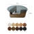 Hanah Home Klub sto Mia, 75x35x75 cm, Braon