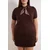 Trendyol Curve Ženska bluza Tbbss26Af00030, Braon