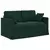 Set sofe 2 pcs Tamnozelena 138 x 78 x 80 cm Baršun