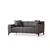 Atelier del Sofa Dvosed Petra 2 163x86x69cm Antracit