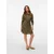VERO MODA Dolga srajca VMELLY oliva