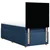 vidaXL vidaXL Box spring postelja z vzmetnico modra 100x200 cm blago, (21291985)