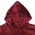 Deka majica s kapuljačom Bordeaux Crvena l Flanel