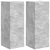 TV zidni ormar 2 pcs Beton 30 x 31 x 80 cm Konstruirano drvo