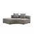 ATELIER DEL SOFA Ugaona garnitura Gondol 4 (CHL SOL CHL SAG 3R) Grey
