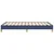 Vidaxl Posteljni okvir brez vzmetnice moder 120x190 cm blago
