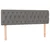 vidaXL Box spring postelja z vzmetnico temno siva 140x200 cm blago