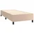 Vidaxl Box spring postelja z vzmetnico LED kapučino 90x190 cm