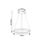 Rabalux Visilica Isaure, LED 35W, 2200lm, DIP prekidač 3000-4000-6500K, 60cm, Crna