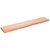 Zidna polica svjetlosmeđa 100 x 20 x 4 cm obrađena hrastovina