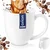 Northix MONA skodelica iz belega porcelana 450 ml