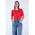 Trend Alacati Stili Ženska bluza Alc-X15093, Crvena