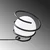 Opviq Zidna lampa E27 Max 40W, Crna