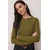 Trendyol Milla ženska bluza Twoaw26Bz00067, Maslinasto zelena-Zelena