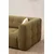 ATELIER DEL SOFA Ugaona garnitura Cady 3 Seater Left Khaki