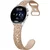 GS Univerzalni silikonski pašček 20 mm, leopardji vzorec, rjav