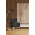 Opviq Hilal Eskitme Lambader Retro 3 534LUN4192 Podna lampa, crna