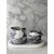 Aberto Design Set Mirisnih sveća 43ST, Sivo-beli