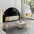 HANAH HOME TV polica Zenith Travertine Gold