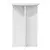 Stalak za biljke 2 pcs Bijela visokog sjaja O40 x 60 cm