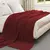 Pokrivači za bacanje 6 pcs Bordeaux Crvena 240 x 270 cm Runo