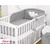 Bobono 3-delni komplet posteljnine 120x90 - antracitna srca