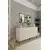 HANAH HOME Komoda Ferro 150 White Travertine