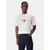 HUGO Majica Dalentin 50553429 Bela Relaxed Fit