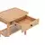 Hanah Home Noćni ormarić Daisy Drawer, 55x45x55 cm, Smeđa
