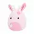 SQUISHMALLOWS Roza zajček - Akiyo