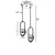 Opviq 846STL2881 Visilica, Crni