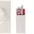 Set of 6 cutlery envelopes, Uni, 24 x 9 cm, plastic, Beige/White - S