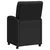 Blagovačke stolice s kotačima 2 pcs Crna 57 x 67 x 95 cm