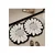 Lessentiel Maison Prostirka za kupatilo Flor Extrana, 70 x 120 cm, Crna